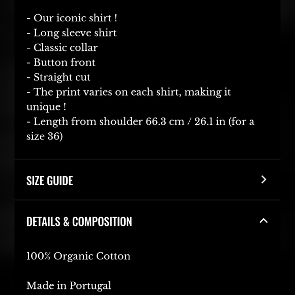 Sezane Pierro Button Down Shirt- Sezane X G. Kero- Orange Jungle - Picture 6 of 6